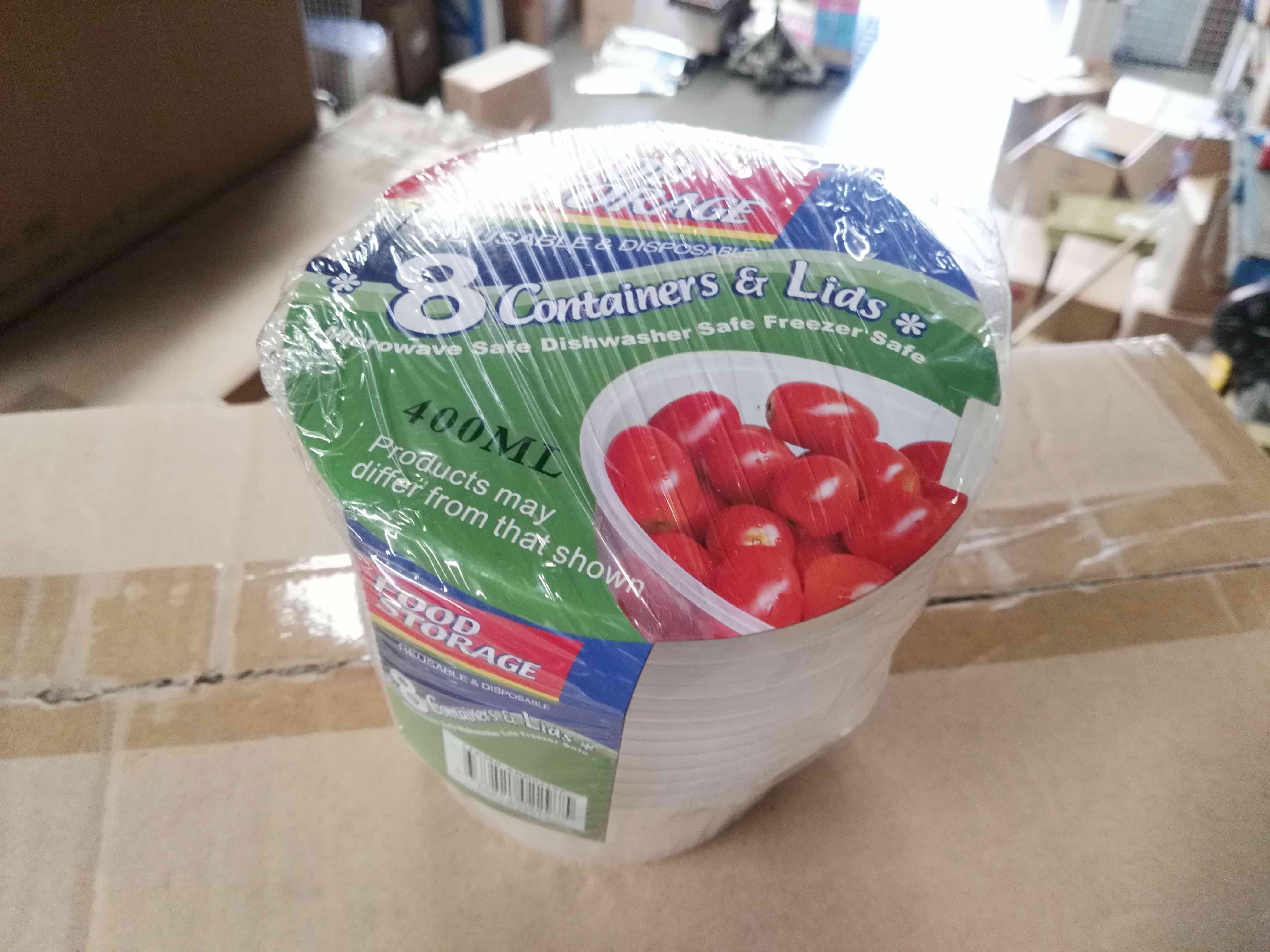H2M, Food Storage 400ml 8pk