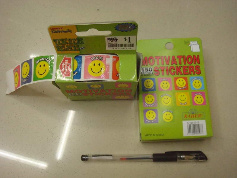 E15L,$1.99,Motivation Stickers (150pcs)