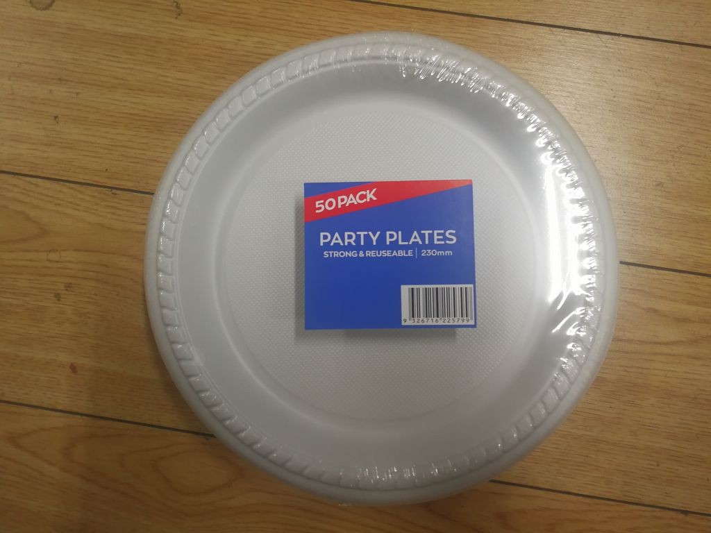 party plates 50pc 230mm