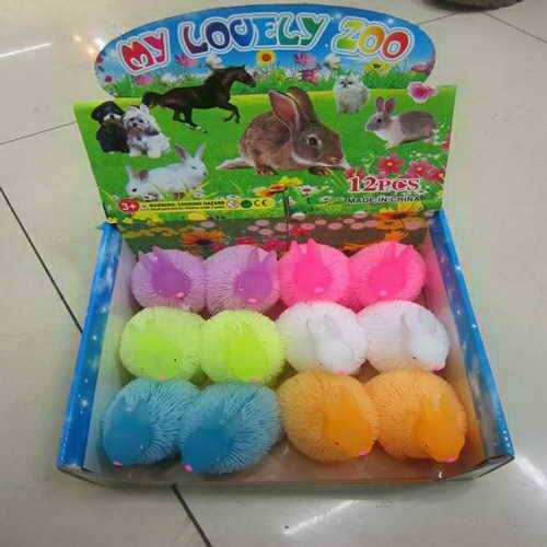 E18L, RABBIT  (WHITE LIGHTS) 12 PCS