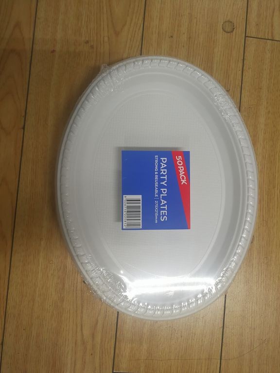 party plates 50pc 275x215mm