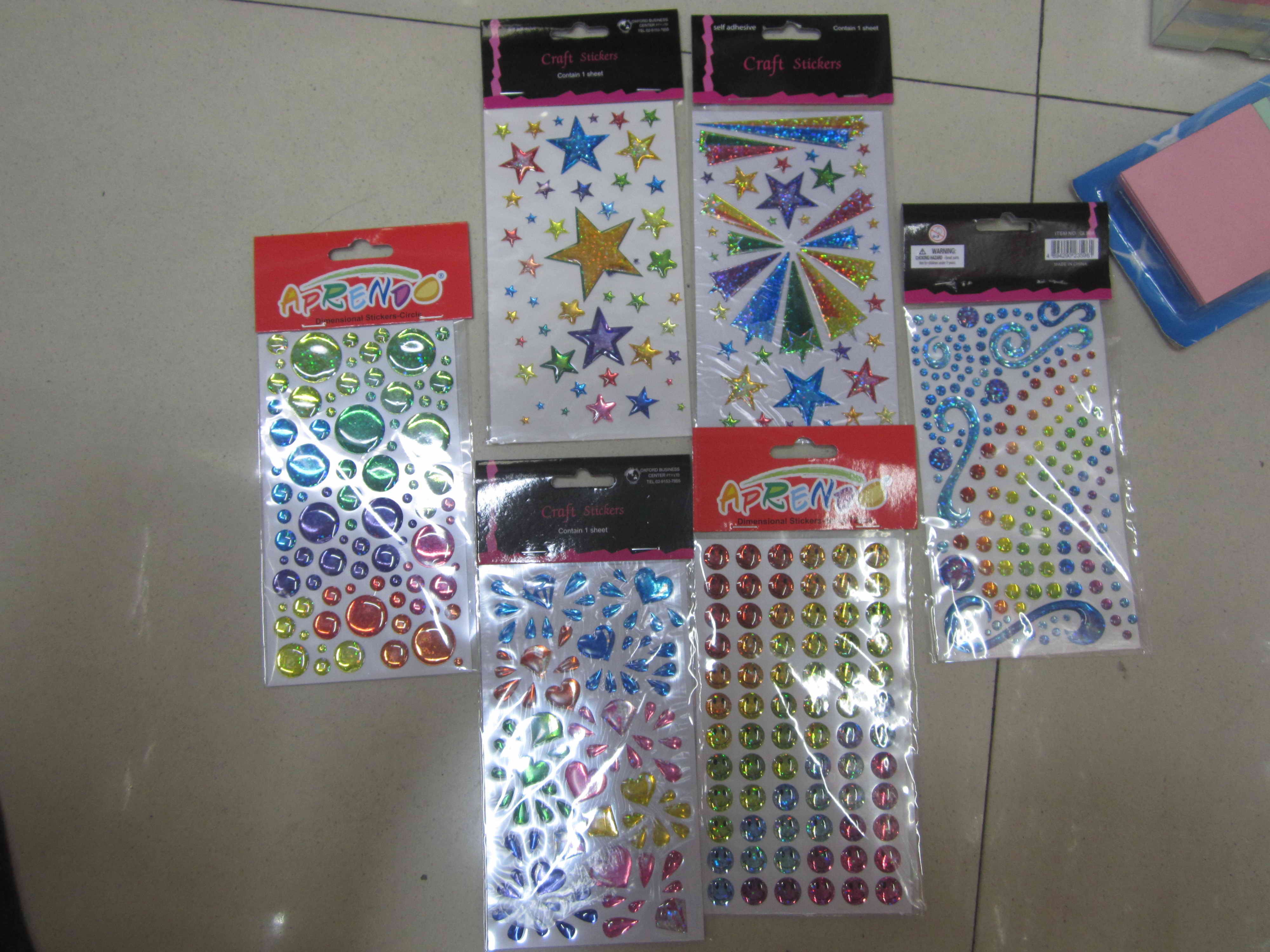 F17L; crystal sticker