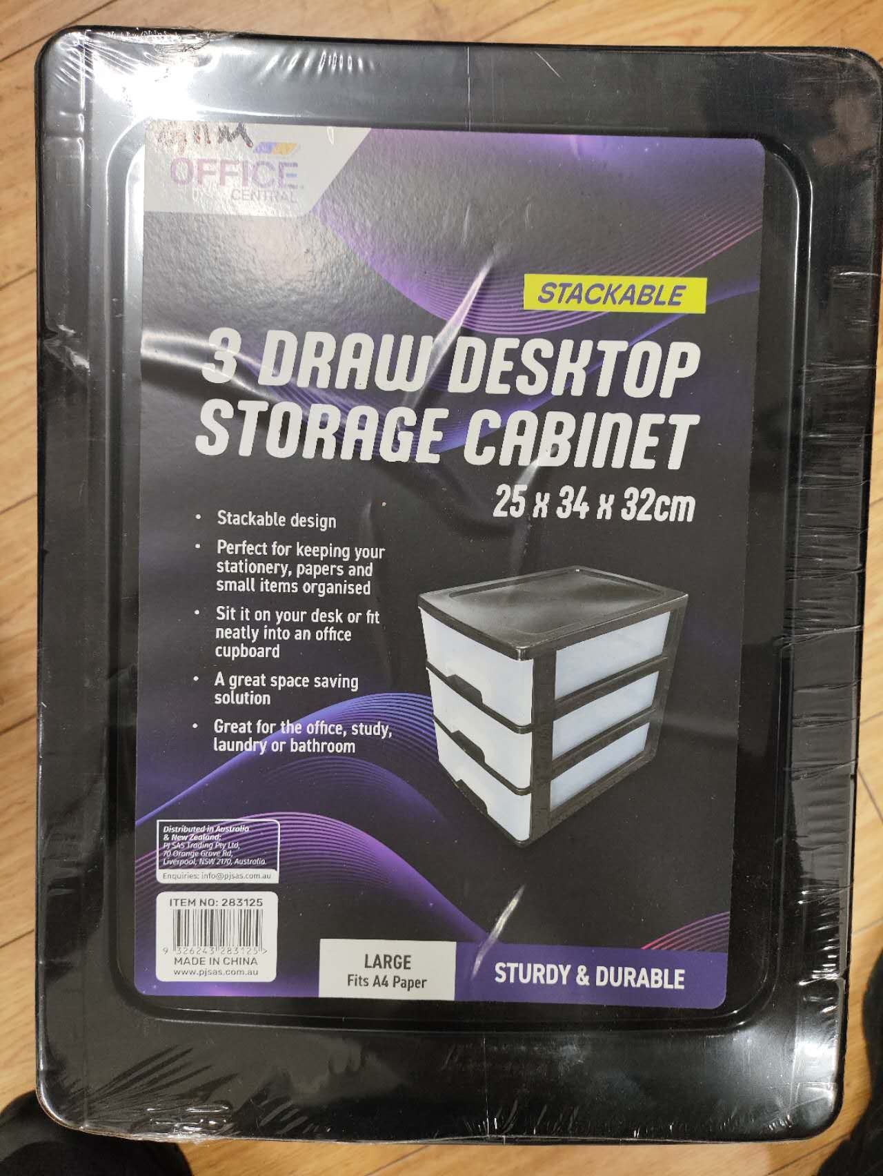 G11M, 283125, 3 Draw Desktop Storage Cabinet