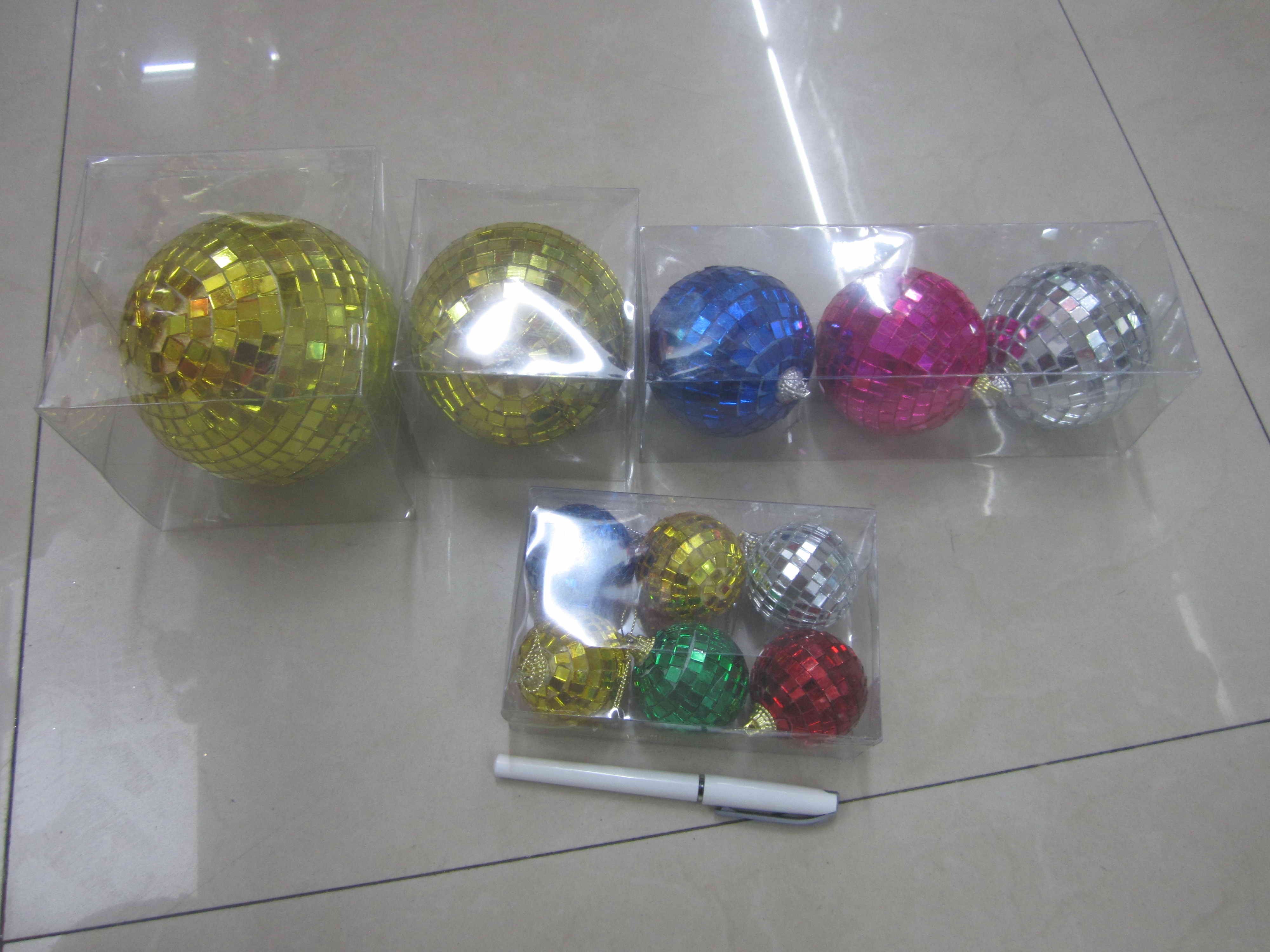 G17M, 29523, 30cm silver glass ball