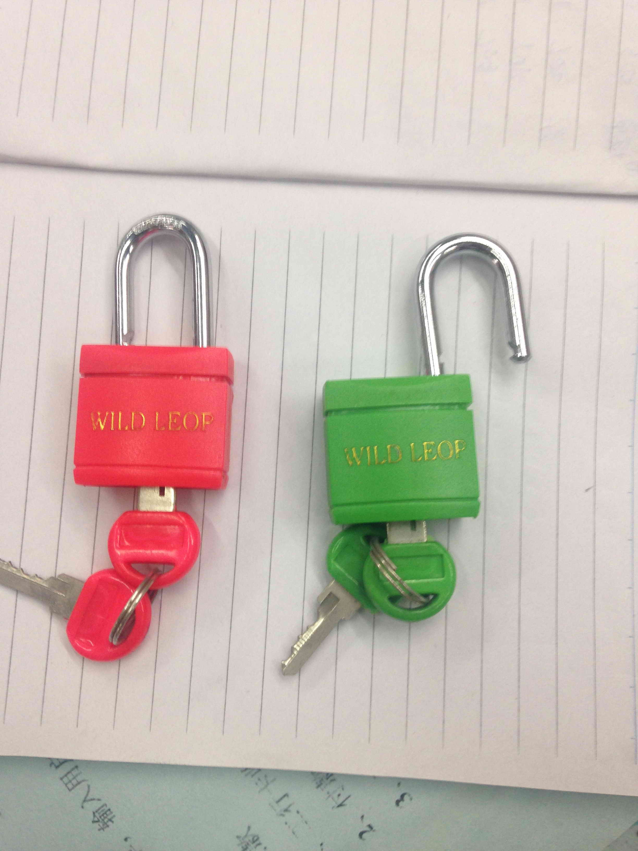 D13L, Plastic Padlock 32mm ( with hanging buckle 