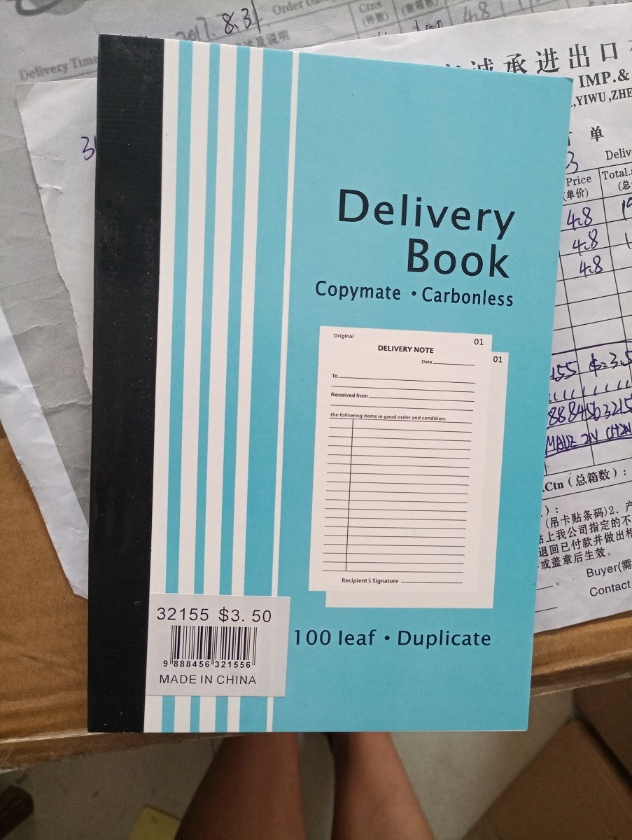 B12L, delivery book