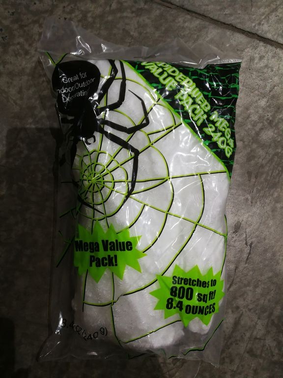 240 G STRETCHABLE SPIDER WEB MEGA VALUE 