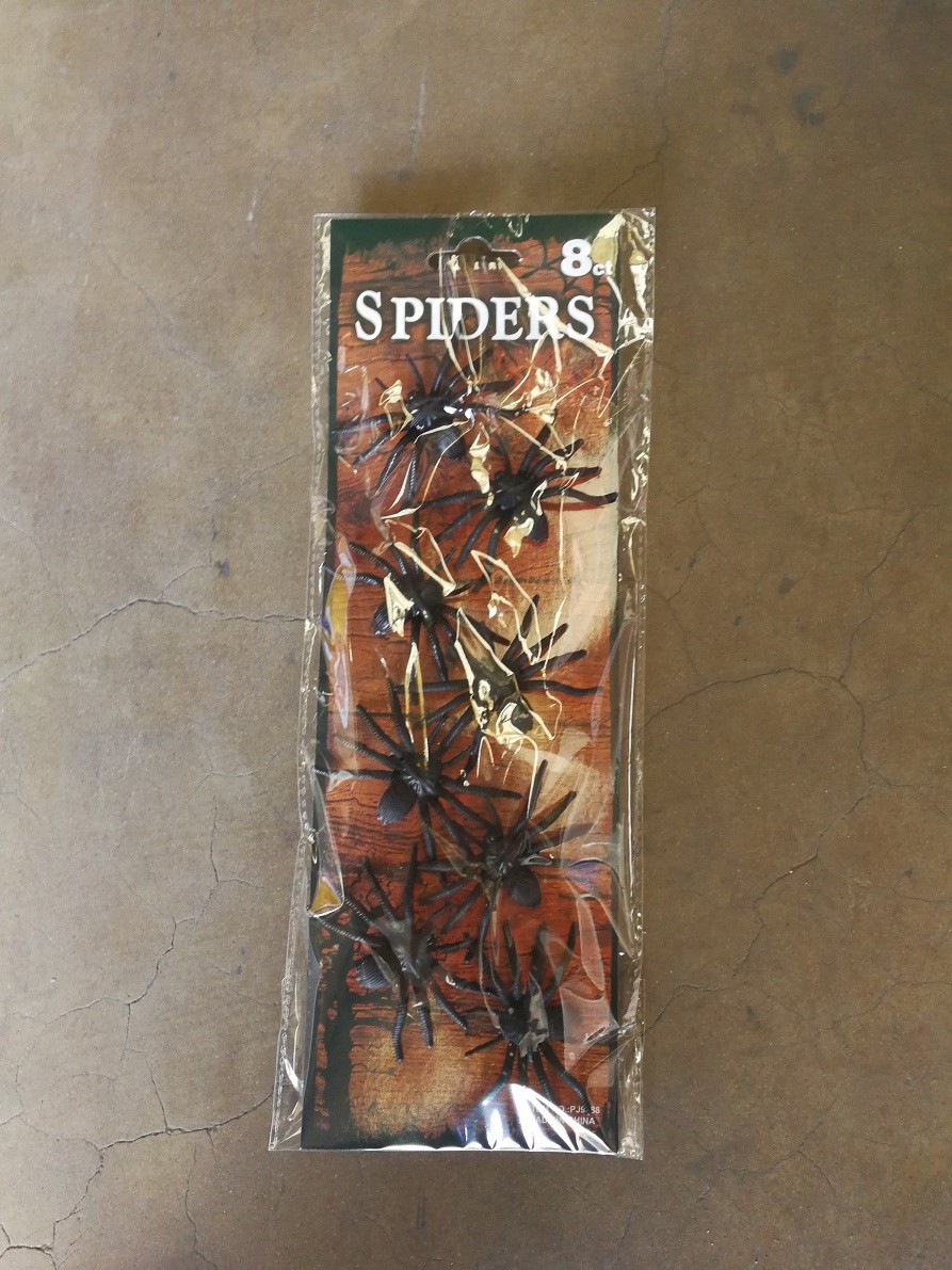 PK/8 SPIDERS ON CARD