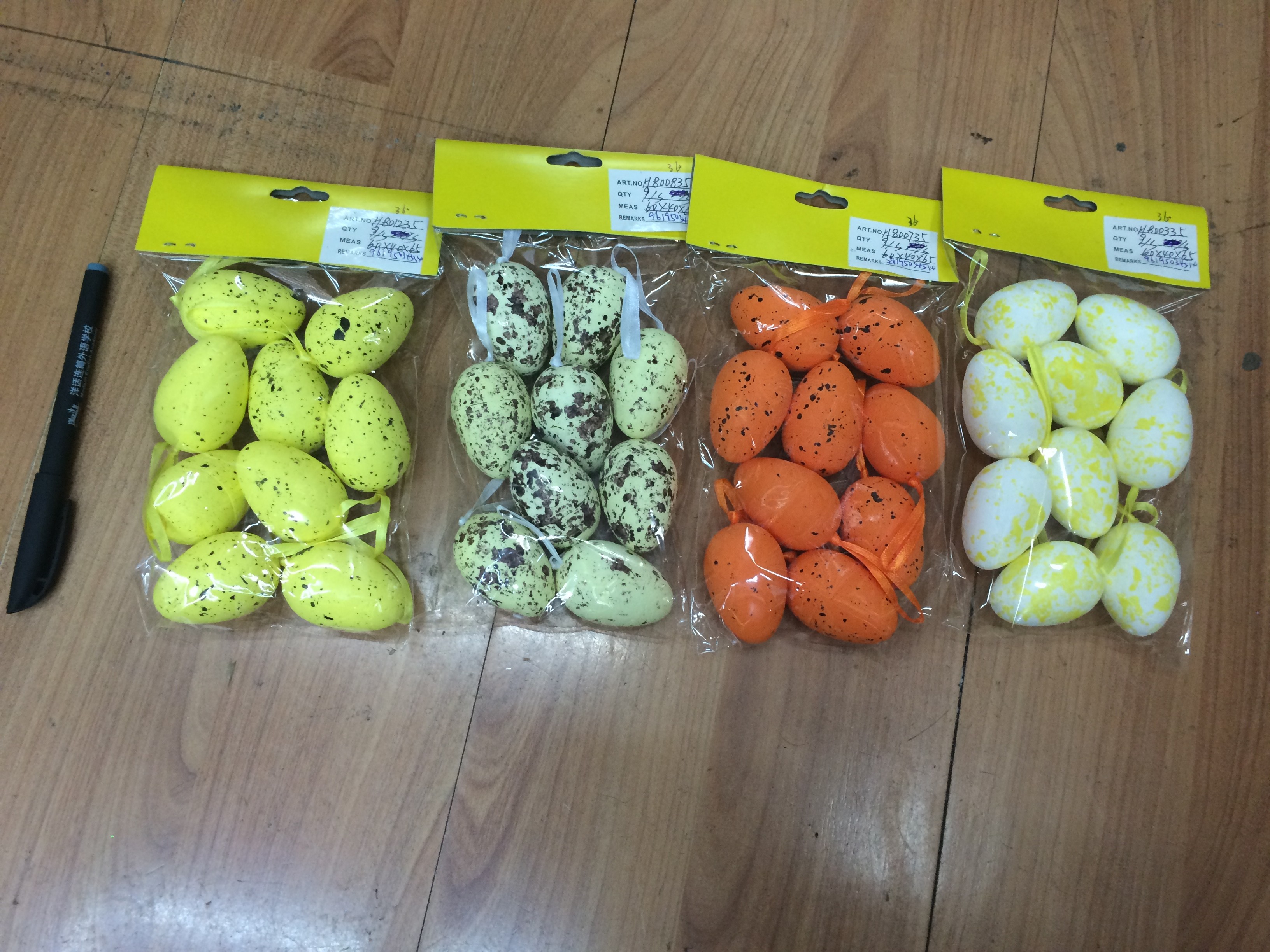 26E2, 43066, Easter deco eggs 9pcs