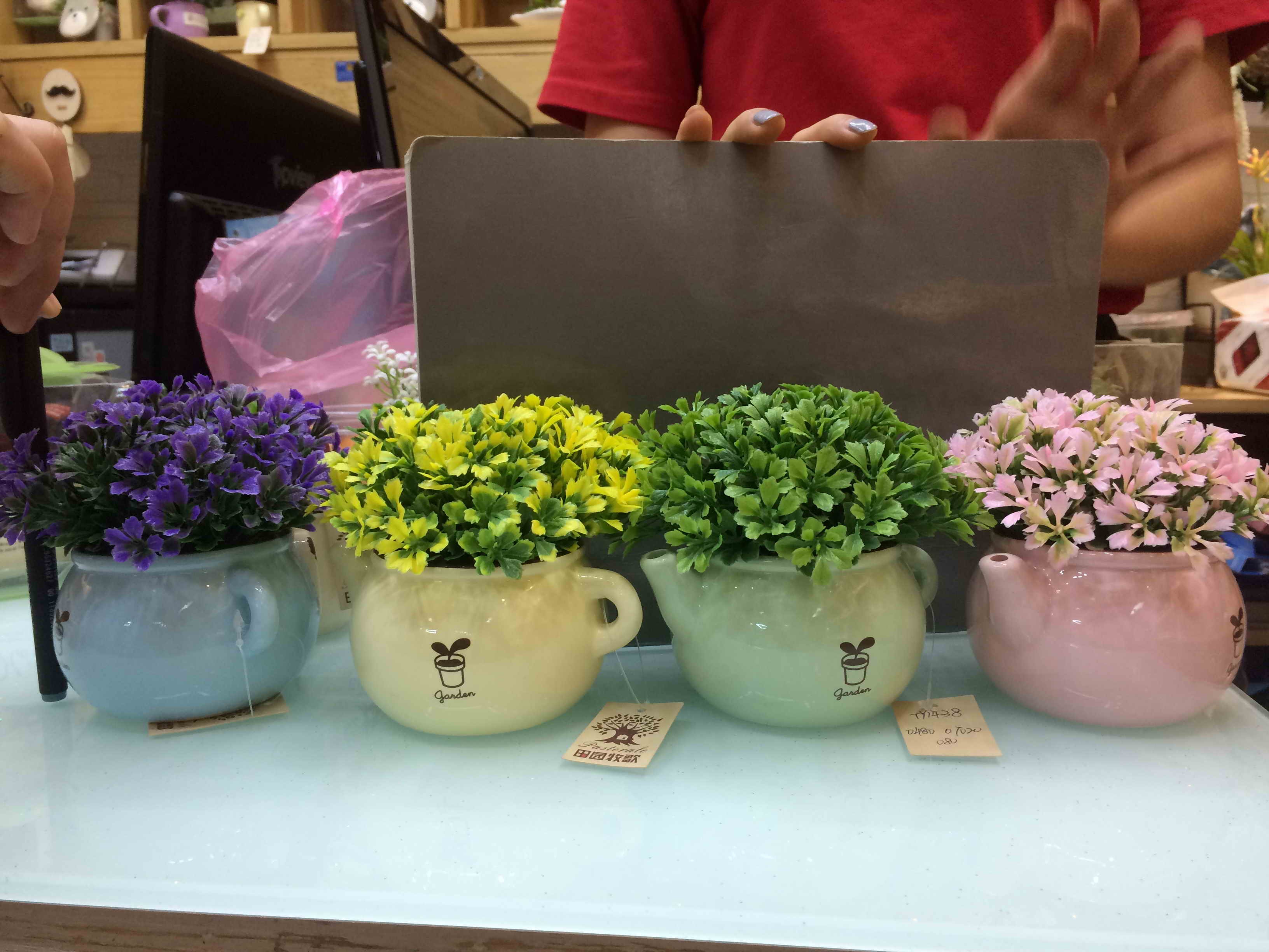 E8M, CLEARANCE, 43087, artifical potted plant