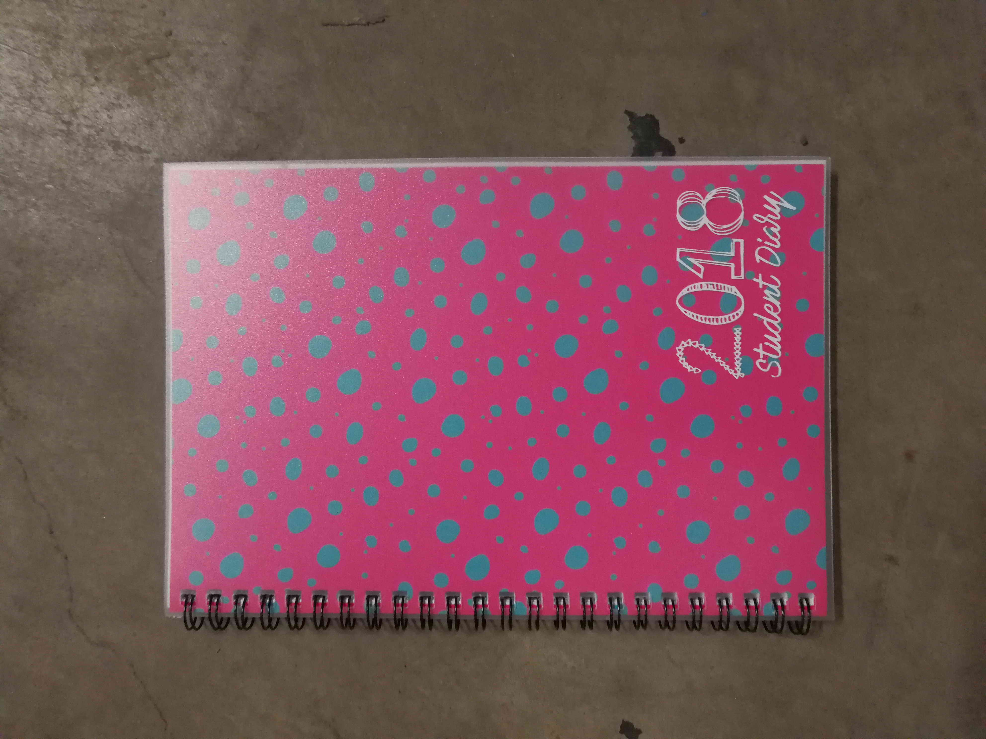 Diary Student A5 PP Cover 4 Asst Designs