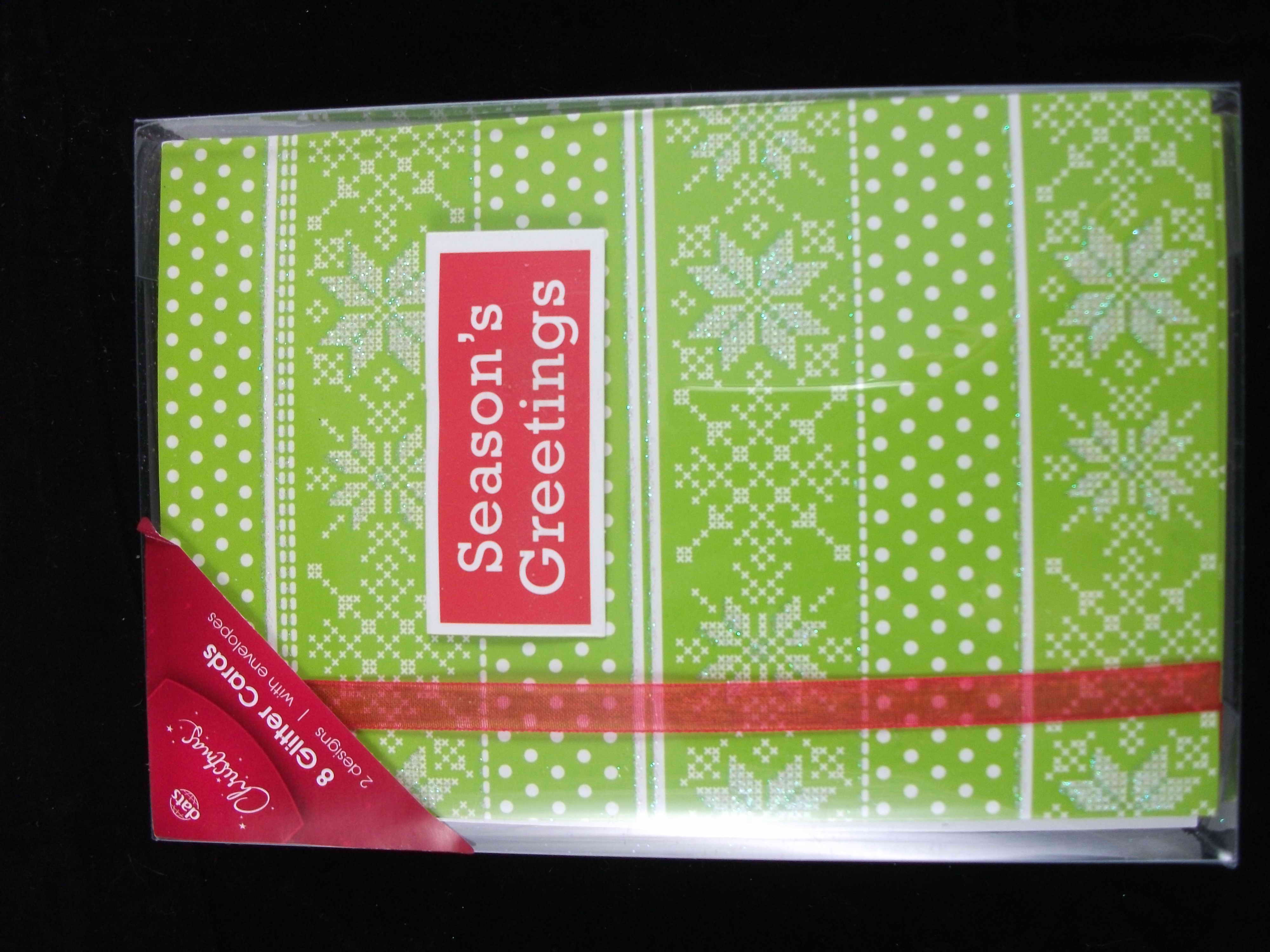 CARDS XMAS BOX8 100X150 HANDMADE