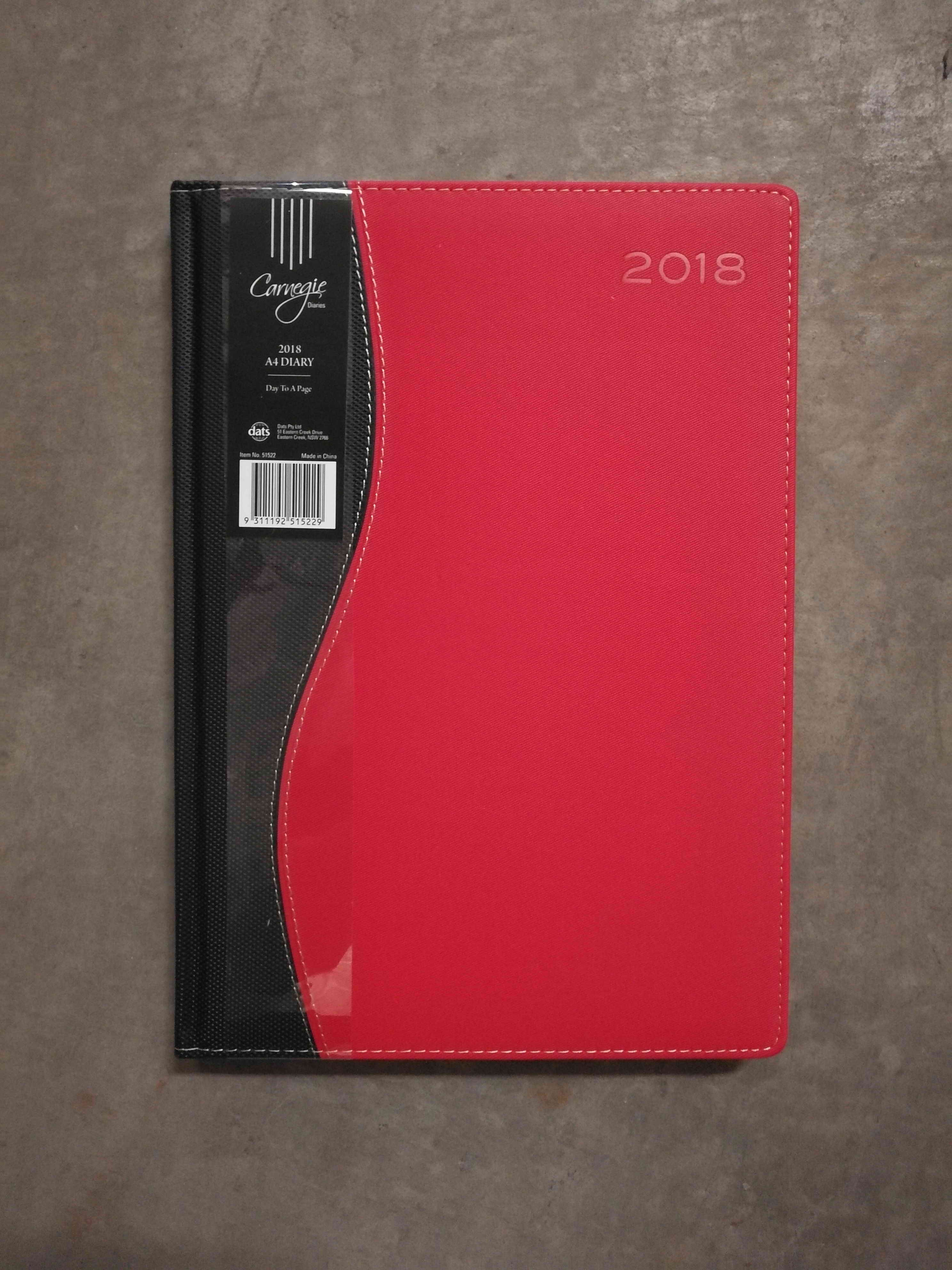 Diary DTP A4 Two Tone 4 Asstd Cols