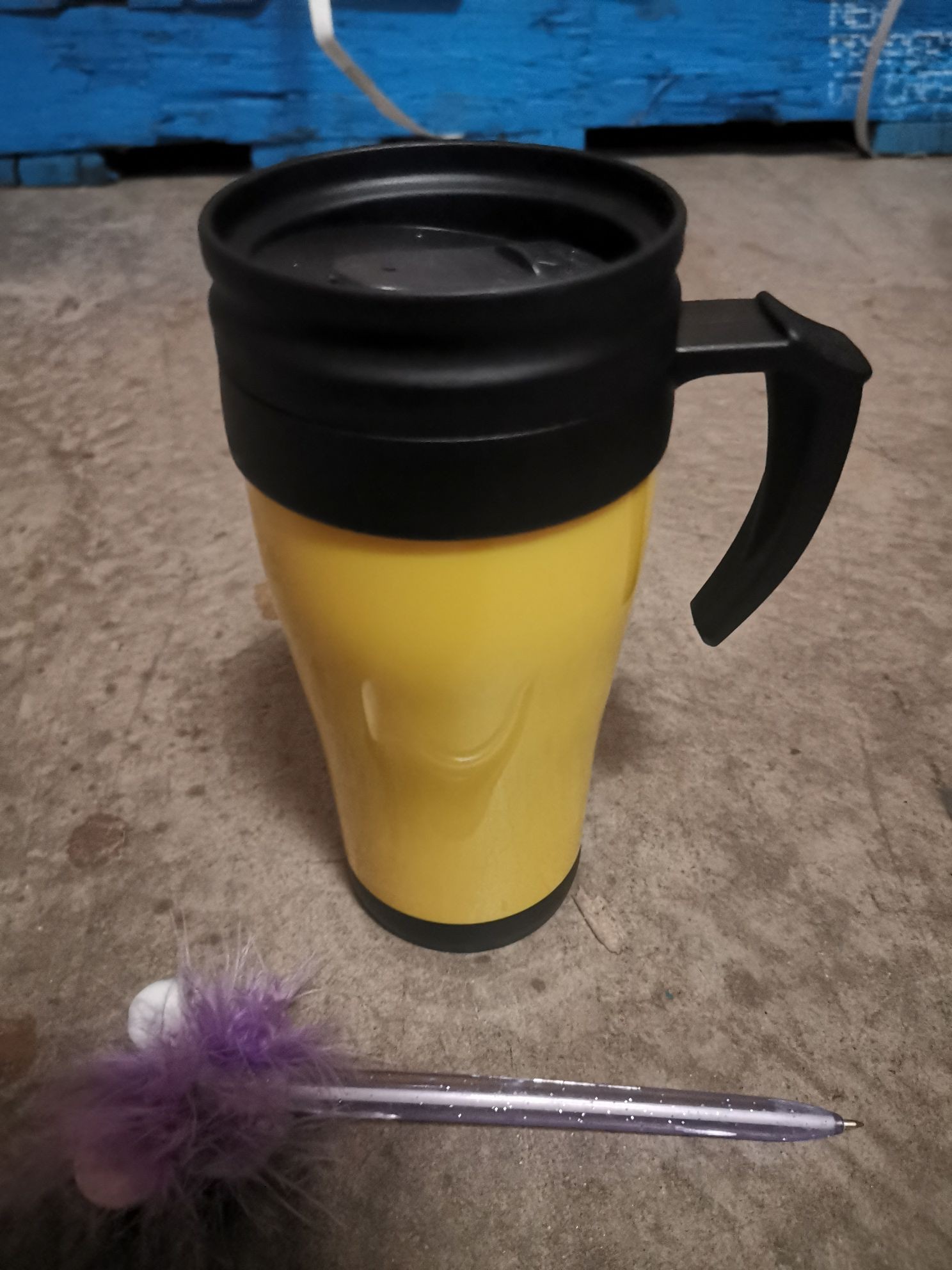 530300YEL, thermos cup