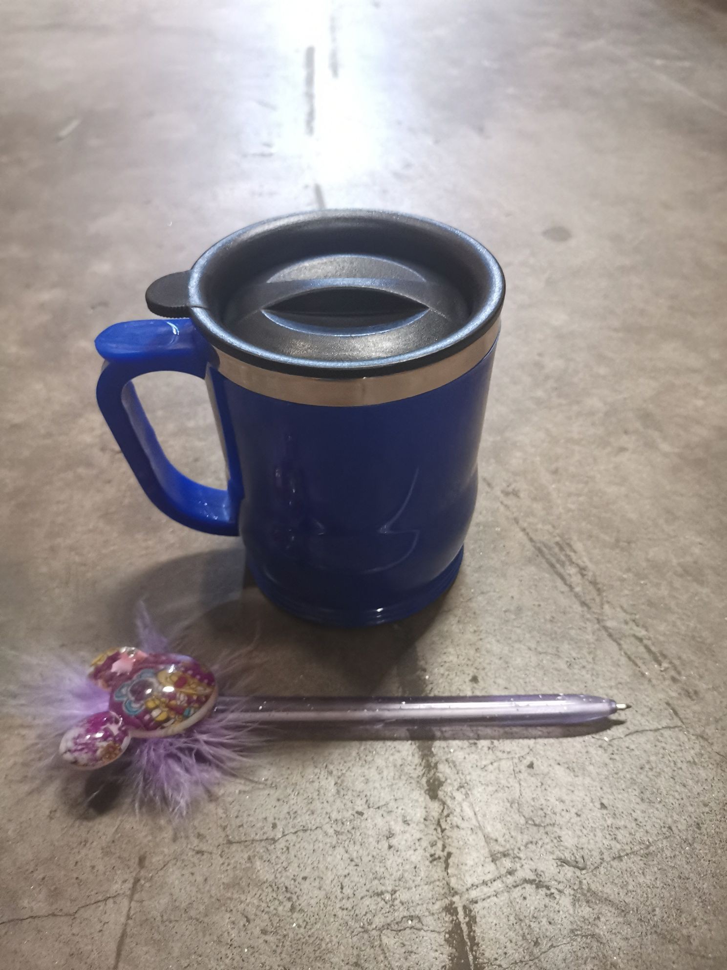 530400BLU, thermos cup