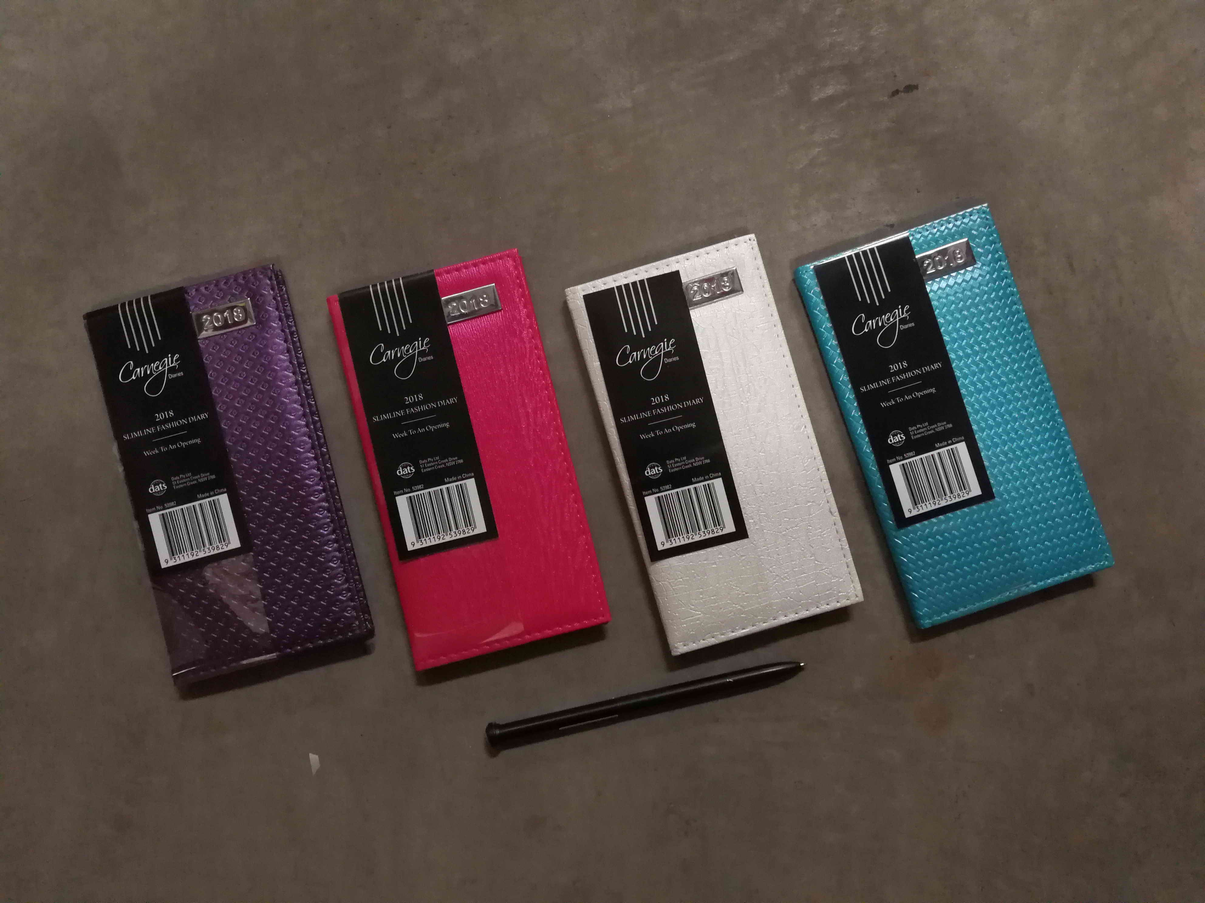 Diary WTO Slimline Fancy Covers Asstd De