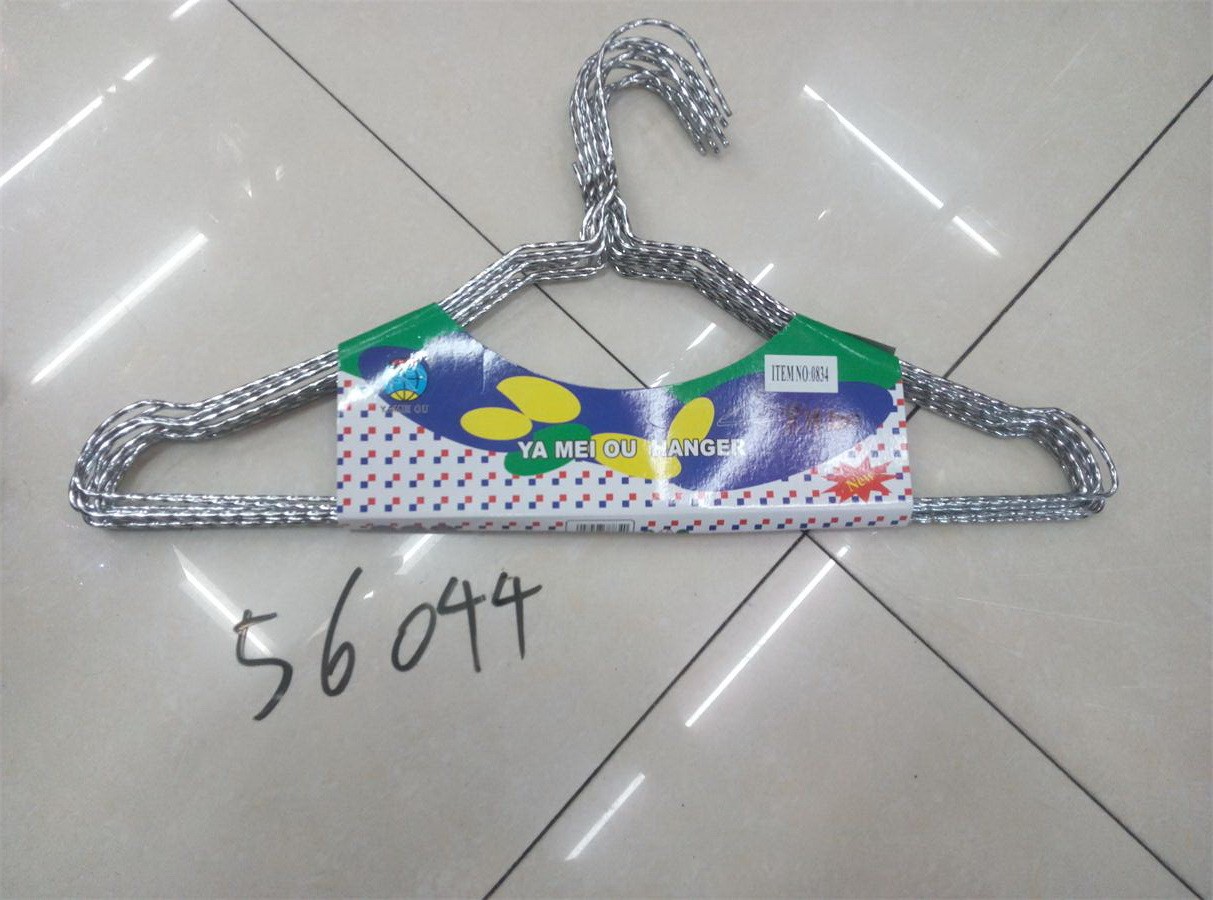 F8L, 56044, silver metal coth hanger 10pc