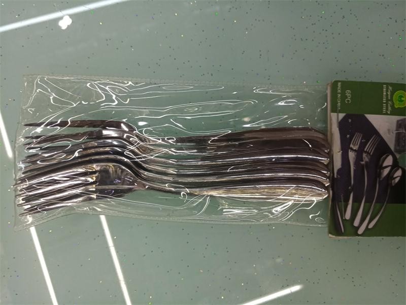 F9L, 56460, stainless steel fork 6pc, 13cm