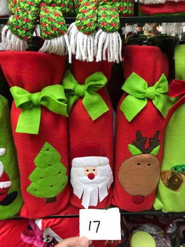 25XB, 57016, XMAS BOTTLE COVER