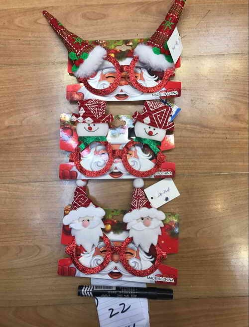 19X38, 57021, XMAS GLASSES