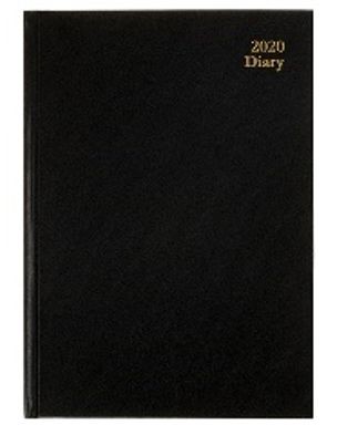 57087, Diary Office Hard Cover PVC A5 WTV Black