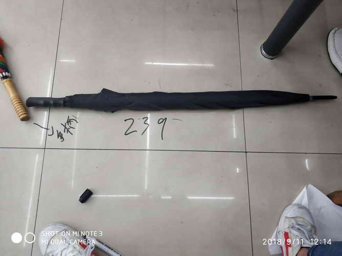 B1L, 57209, 75cm black umbrella