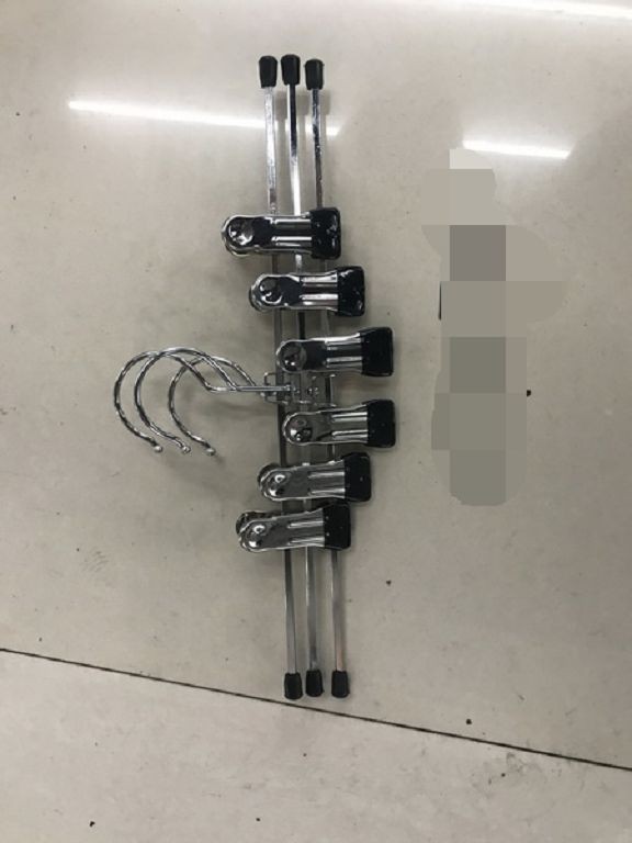 G12H, 57619, stainless steel pants hanger 3pcs