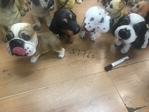 H2M, 57760, big head dog sculpture