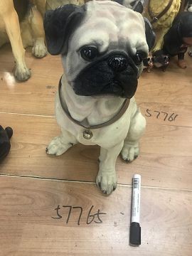 H2M, 57765, Pug sculpture