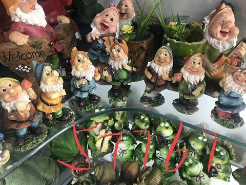 H5M, 57767, 7 dwarfs sculpture 10cm
