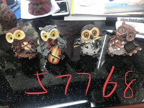 H5M, 57768, owl sculpture 8cm