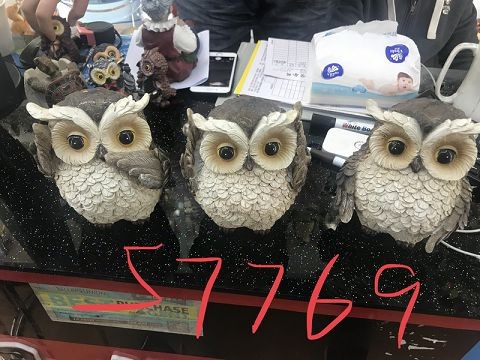 H5M, 57769, owl sculpture 15cm