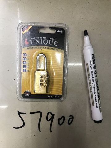 C18L, 57900, Three Dial Combination Padlock