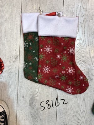 19X18, 58162, Xmas sock bag