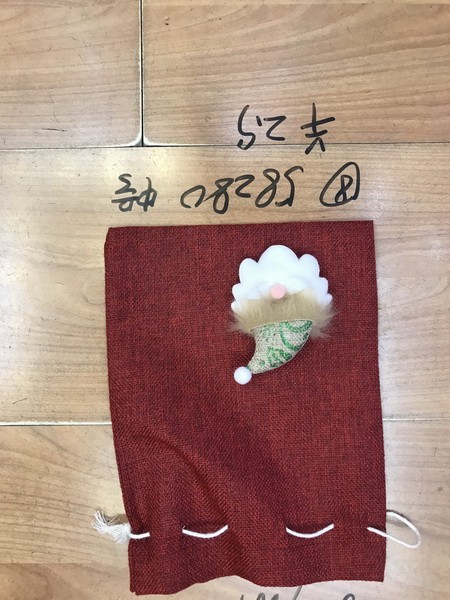 24XA, 58280, Xmas  canvas gift bag M