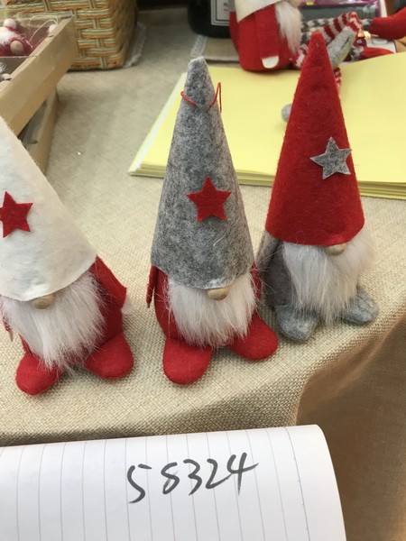 23XB, 58324, Xmas deco faceless elder with short leg