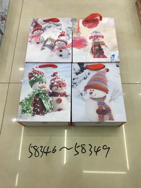 19X7, 58347, Xmas gift bag M