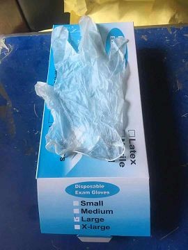 58453, latex glove L 100PCS