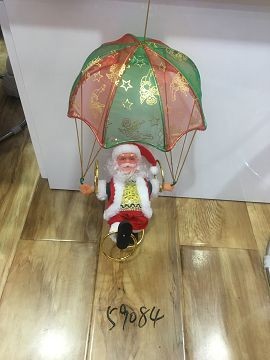59084, 59084, Xmas santa toy with parachute