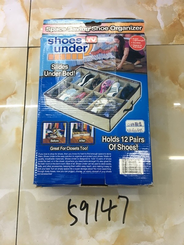 C1M, 59147, shoe organizer underbed 12 pairs