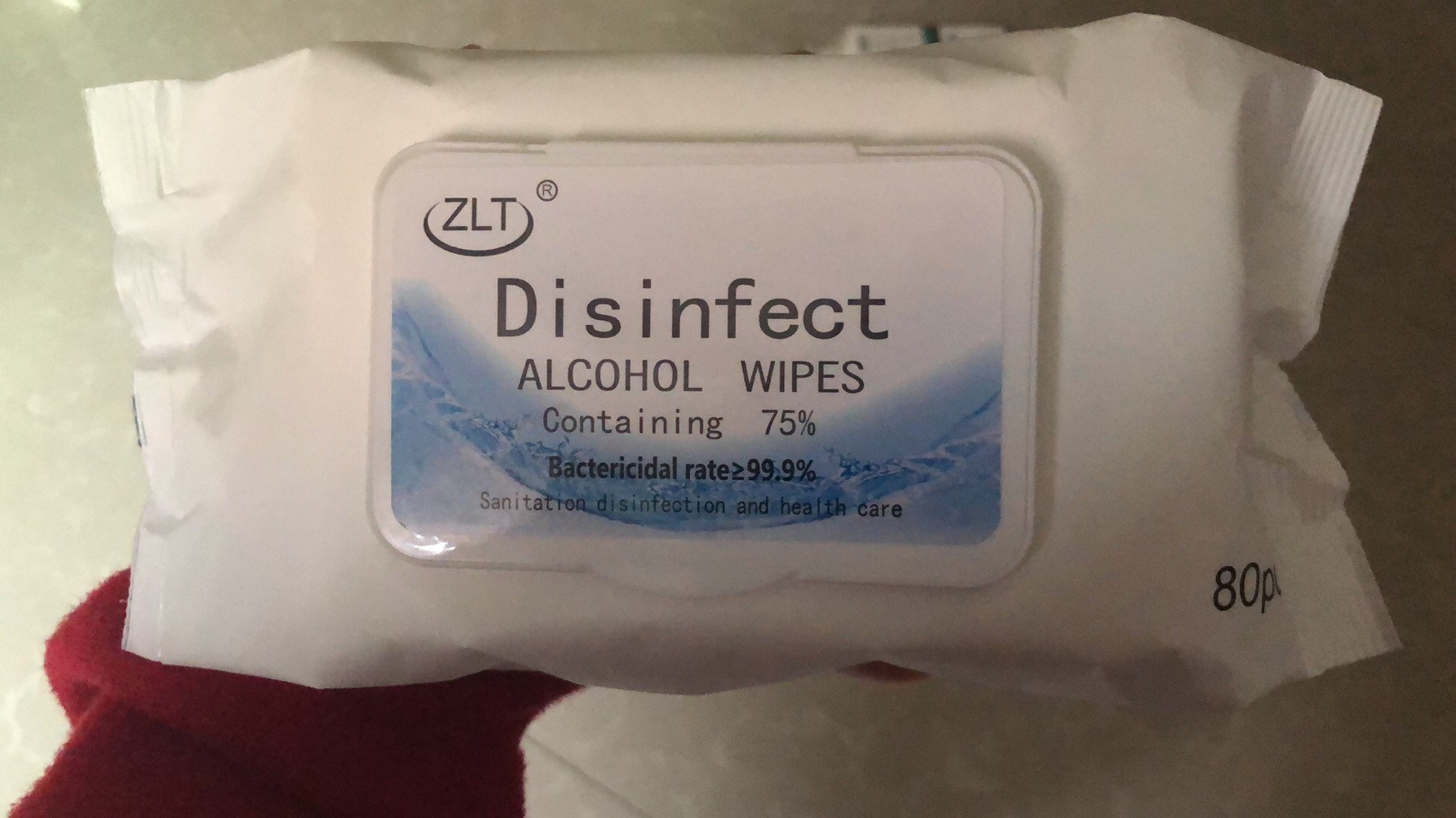 L1M, 59750, disinfection alcohol pads 80pcs English