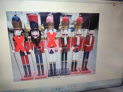 20X19, 60058, nut cracker dolls 150cm