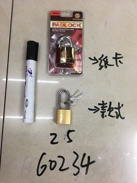 C19L, 60234, padlock long neck 25cm