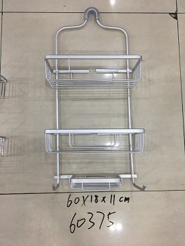 E17M, 60375, shower caddy 2-tier 18*60*11cm