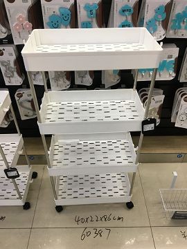 F13M, 60387, storage rack 4-tier 40*22*86cm