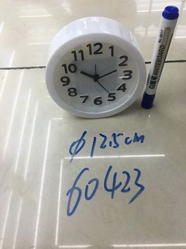B16H, 60423, alarm clock 12.5cm red/white/black