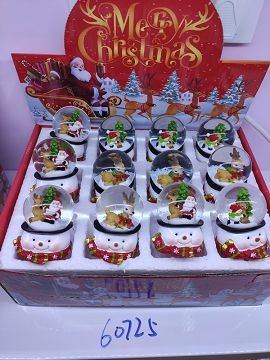 20X16, 60725, Xmas crystal ball snowman base
