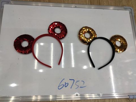 20X3, 60752, hair band donut sequin