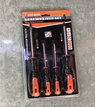 K1L, 60795, screwdriver 4PC