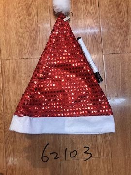 24XC, 62103, Xmas hat sequin